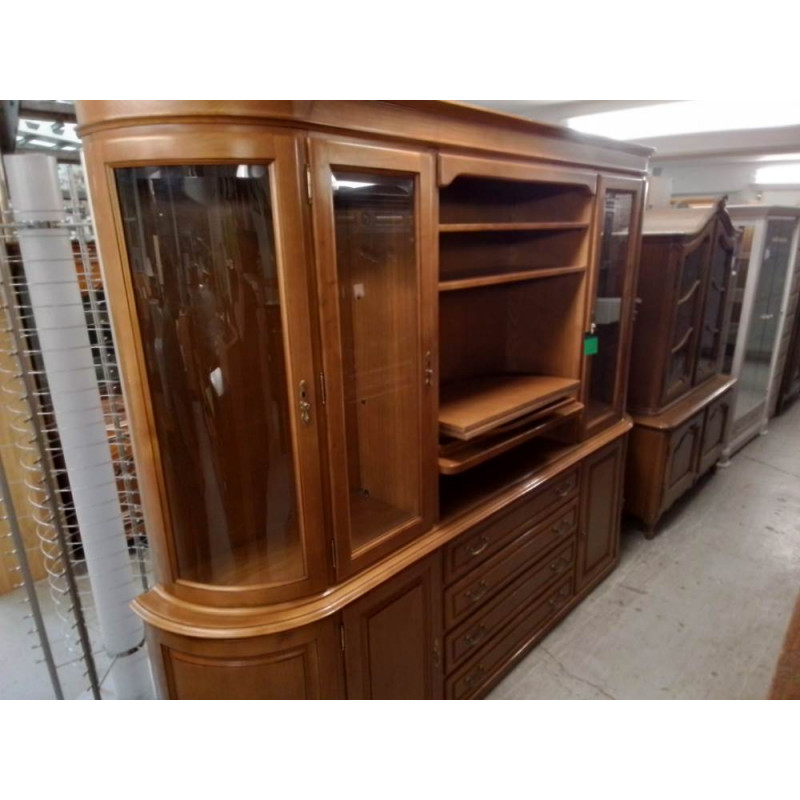 BUFFET 2 CORPS MERISIER 8 PORTES 4 TIROIRS 