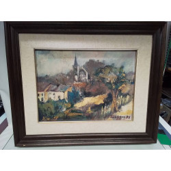 HUILE SUR TOILE SIGNÉE...