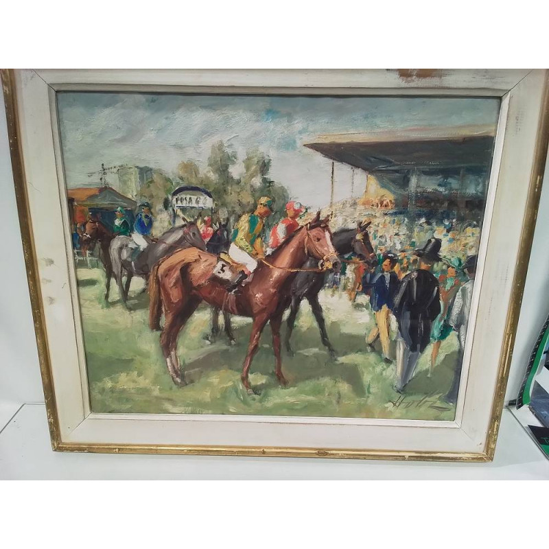 GOUACHE SIGNÉE HORST BILLSTEIN 