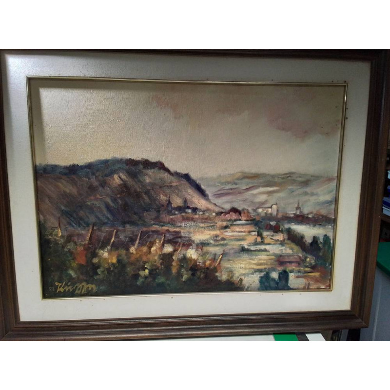 HUILE SUR TOILE SIGNÉE KIEFFER CAMILLE GM