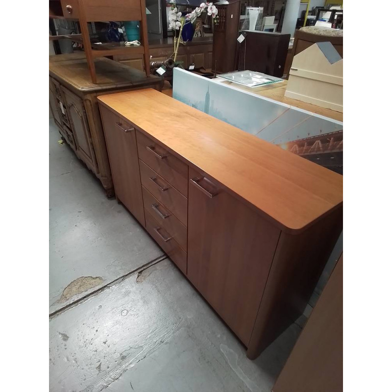 BUFFET BAS MODERNE 4 TIROIRS 2 PORTES 