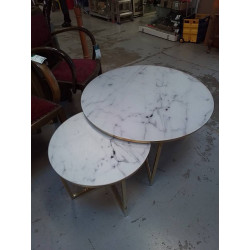 LOT DE DEUX TABLE BASSE...