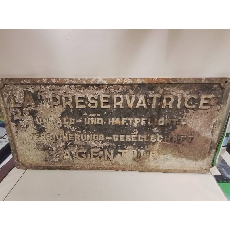 PLAQUE AGENCE ASSURANCE LUXEMBOURG 