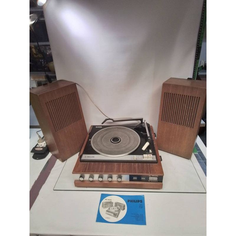 PLATINE VINYLE PHILIPS VINTAGE EN L’ETAT