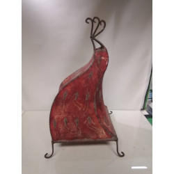 LAMPE A POSER ORIENTALE ROUGE