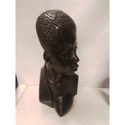 STATUE AFRICAINE SCULPTÉE 