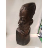 STATUE AFRICAINE SCULPTÉE 