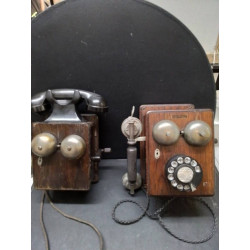TÉLÉPHONE ANCIEN BOIS 