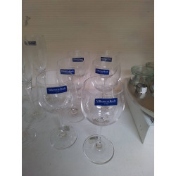 LOT VERRES VILLEROY ET BOCH 