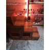 MEUBLE ESCALIER BOIS EXOTIQUE