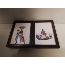 LOT DE 2 CADRES NIGERIA 