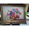 HUILE SUR TOILE NATURE MORTE SIGNÉE 