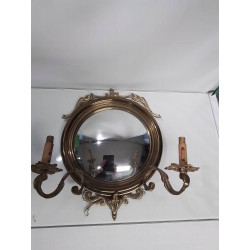 APPLIQUE MIROIR CONVEXE LAITON