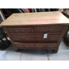 COMMODE CHENE 4 TIROIRS 