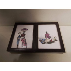 LOT DE 2 CADRES NIGERIA 