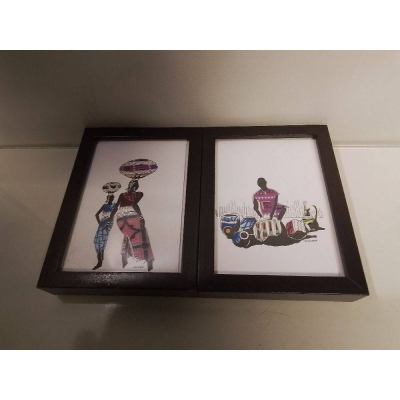LOT DE 2 CADRES NIGERIA 