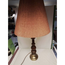 LAMPE A POSER BOIS LAITON 