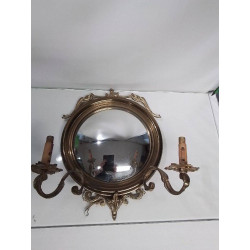 APPLIQUE MIROIR CONVEXE LAITON