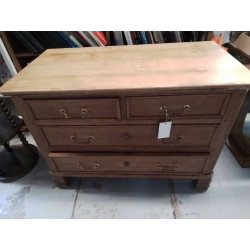 COMMODE CHENE 4 TIROIRS 