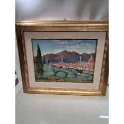 HUILE SUR TOILE VUE DE...