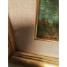HUILE SUR TOILE VUE DE FLORENCE SIGNÉE PAPI
