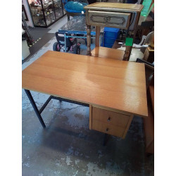 BUREAU VINTAGE 2 TIROIRS 