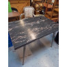 TABLE FORMICA EFFET MARBRE 