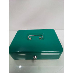 CAISSE METAL VERTE + CLE