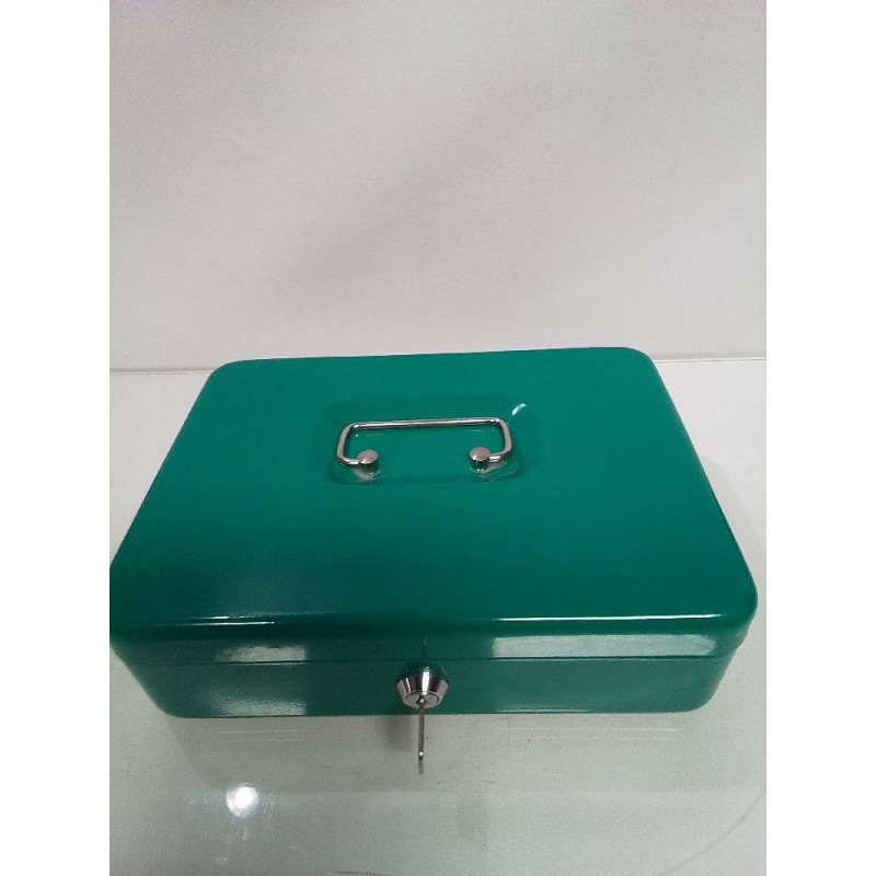 CAISSE METAL VERTE + CLE