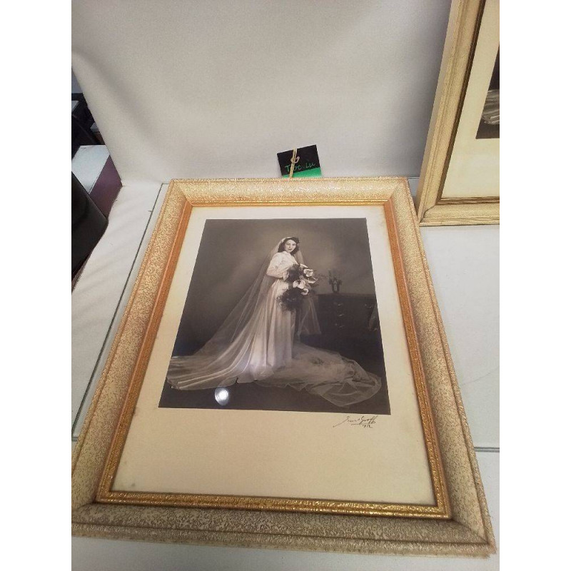 PHOTOGRAPHIE DE MARIAGE ANCIENNE 