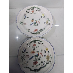 LOT DE 2 PLATS GIEN