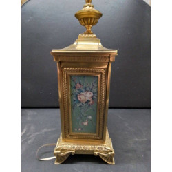PENDULE DORÉ + CLE EN L\'ÉTAT 