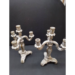 PAIRE DE CHANDELIERS...