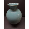 VASE VILLEROY ET BOCH BLEU 27CM