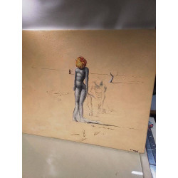HUILE SUR TOILE ABSTRAITE...