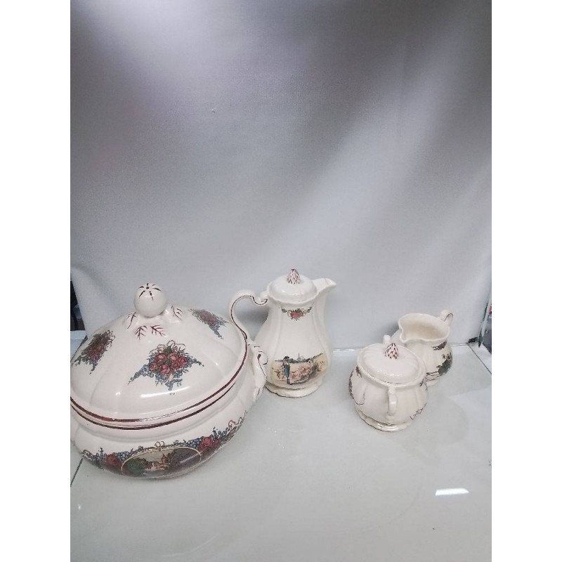 LOT VAISSELLE SARREGUEMINES OBERNAI 