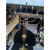 LAMPE A POSER METAL DORÉ MULTI FEUX 120CM