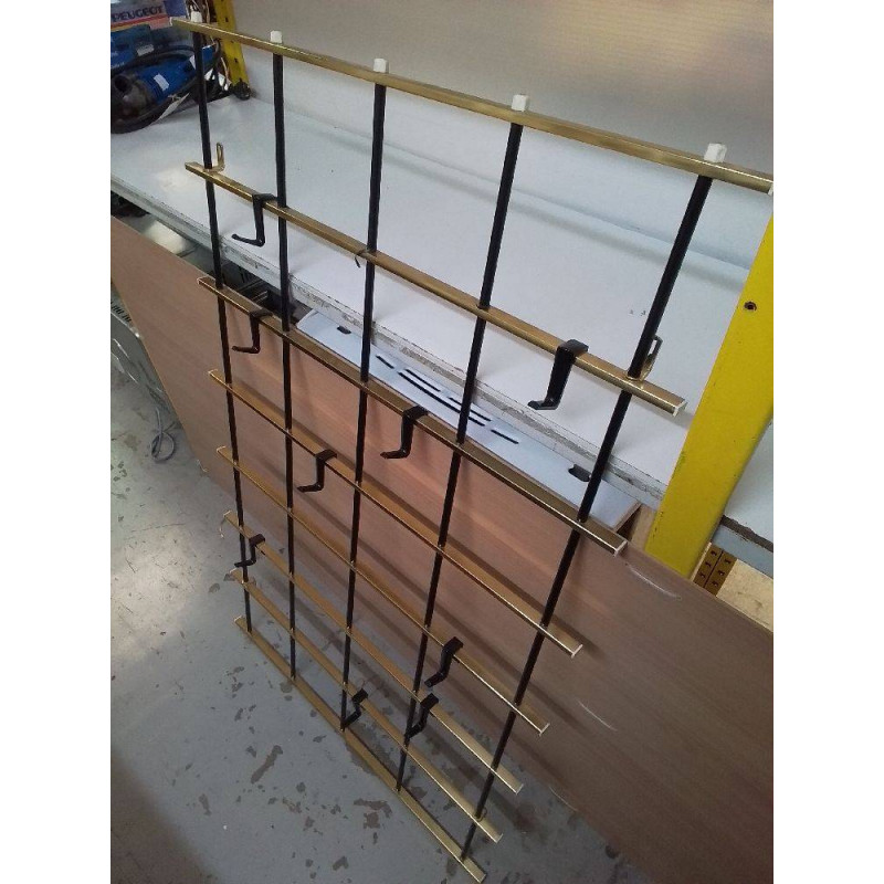 PORTE MANTEAUX MURALE VINTAGE AVEC PATÈRES EN ACCESSOIRES 