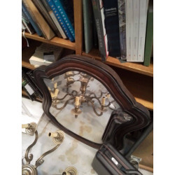 MIROIR ANCIEN VERRE BISEAUTÉ 