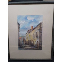 AQUARELLE SIGNÉE WALLERS 