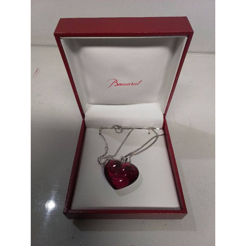 COLLIER ARGENT PENDENTIF BACCARAT 