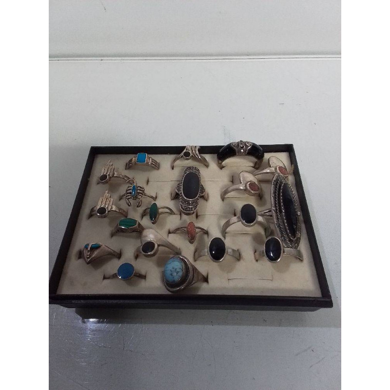 BAGUE ARGENT DIVERS 