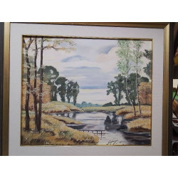 HUILE SUR TOILE WEIS FRANCINE