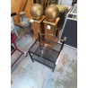 CHEVET METAL ET VERRE 