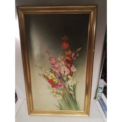 HUILE SUR TOILE BOUQUET...