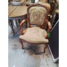 FAUTEUIL CABRIOLET CAPITONNÉ 