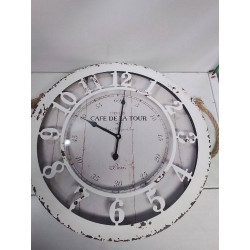 HORLOGE METAL CAFE DE LA TOUR