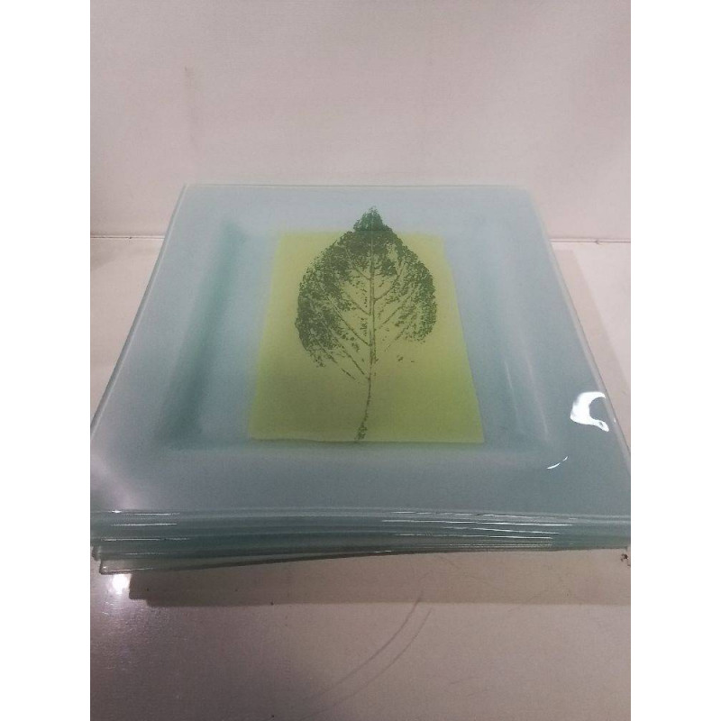 LOT D’ASSIETTES VERRE 