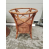 PIED DE TABLE BASSE BAMBOU ROTIN