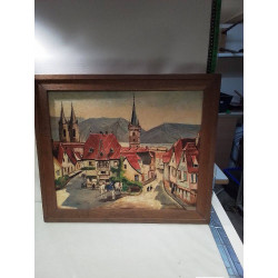 HUILE SUR TOILE SIGNÉE...
